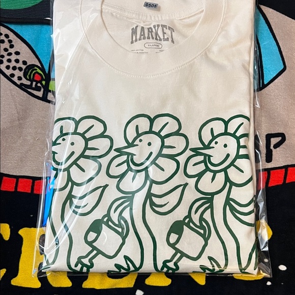 Market Studios White Graphic Tee - Short Sleeve - Picture 7 of 7